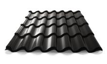 Takpanne polyester sort