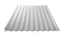 Trapesplate polyester hvit