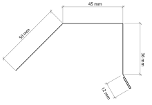 M&aring;l for vindskibeslag shingel