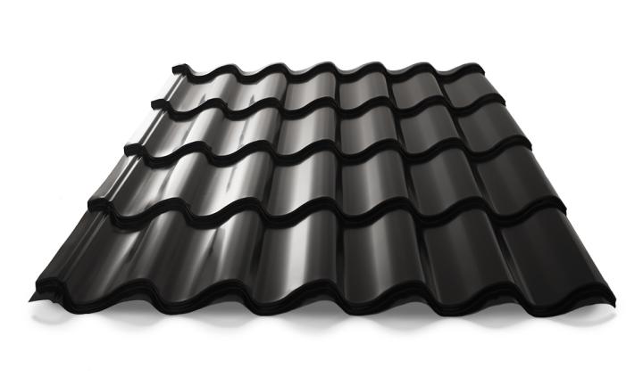 Takpanne polyester sort