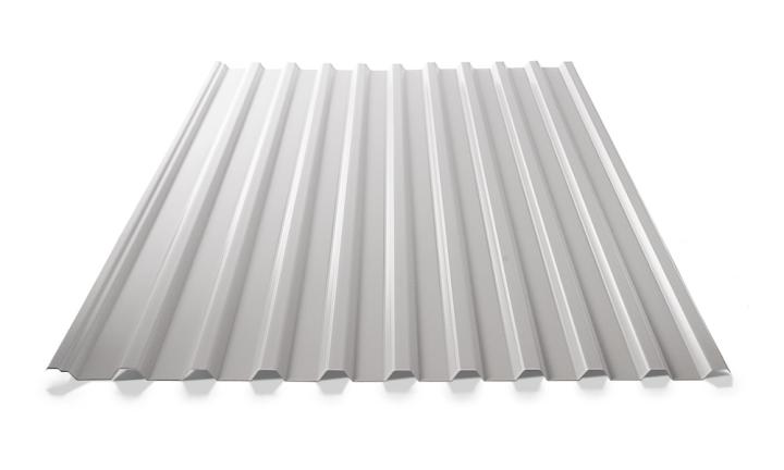Trapesplate polyester hvit