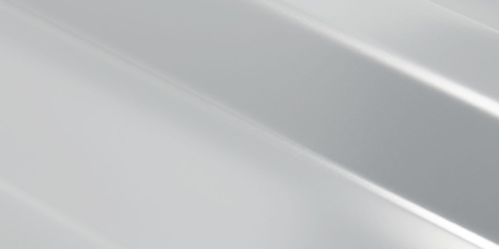 Nærbilde trapesplate polyester lys grå